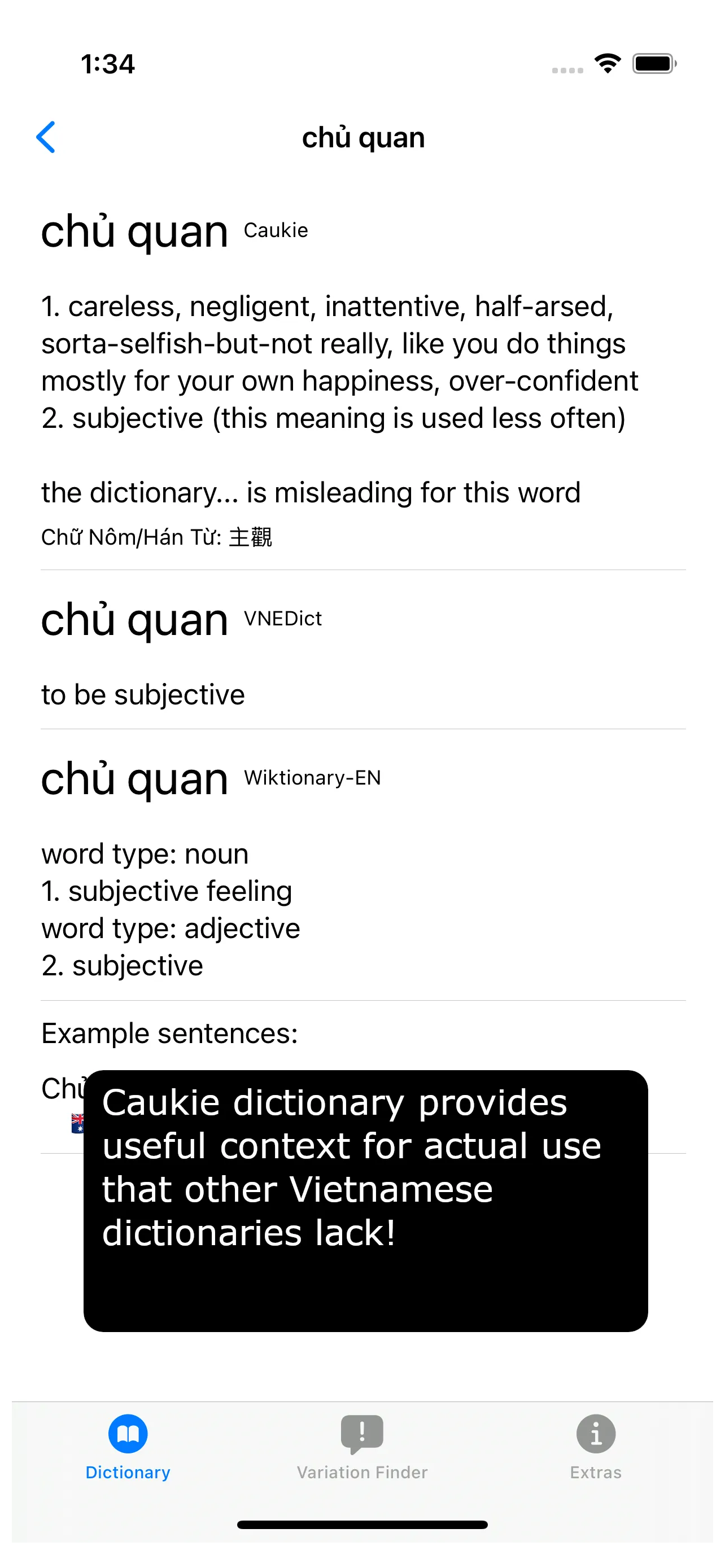 Special context